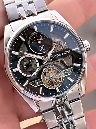 Daniel Klein Otomatik Mekanizma Mehtap Ve Güneş Kadranlı 2 Yıl Garantili Erkek Kol Saati OTM.14266.2