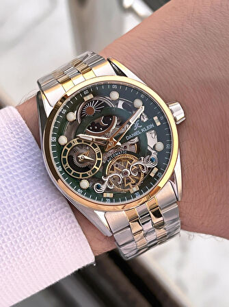 Daniel Klein Otomatik Mekanizma Mehtap Ve Güneş Kadranlı 2 Yıl Garantili Erkek Kol Saati OTM.13855.6