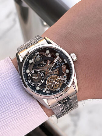 Daniel Klein Otomatik Mekanizma Mehtap Ve Güneş Kadranlı 2 Yıl Garantili Erkek Kol Saati OTM.13855.2