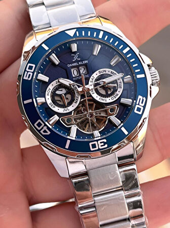 Daniel Klein Otomatik Mekanizma Takvimli Kadran Kadranlı 2 Yıl Garantili Erkek Kol Saati OTM.13754.6