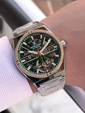 Daniel Klein Otomatik Mekanizma Takvimli Kadran Kadranlı 2 Yıl Garantili Erkek Kol Saati OTM.14268.5