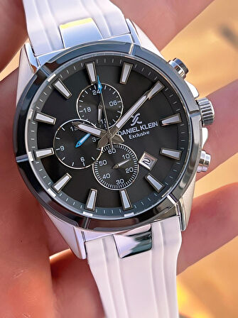 Daniel Klein Silikon Kordon İtalyan Tasarım Bileklik Hediyeli 2Yıl Garantili Erkek Kol Saati 10691.3