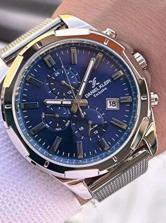 Daniel Klein Hasır Kordon İtalyan Tasarım Bileklik Hediyeli 2 Yıl Garantili Erkek Kol Saati E13356.2