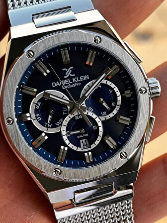 Daniel Klein Hasır Kordon İtalyan Tasarım Bileklik Hediyeli 2 Yıl Garantili Erkek Kol Saati E10885.3