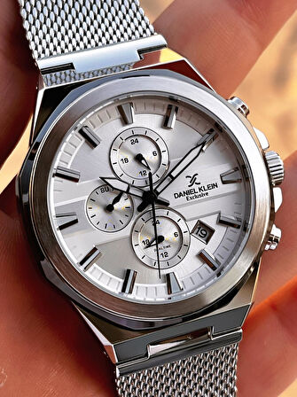 Daniel Klein Hasır Kordon İtalyan Tasarım Bileklik Hediyeli 2 Yıl Garantili Erkek Kol Saati E14234.1