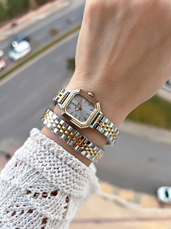 Daniel Klein Dolamalı Çelik Kordonlu 2 Yıl Garantili 3 Atm Suya Dayanıklı Kadın Kol Saati+Bileklik 3