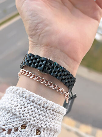 Daniel Klein Çelik Kordonlu 2 Yıl Garantili 3 Atm Suya Dayanıklı Kadın Kol Saati+Bileklik BD.10105.6