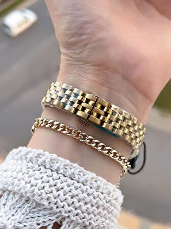 Daniel Klein Çelik Kordonlu 2 Yıl Garantili 3 Atm Suya Dayanıklı Kadın Kol Saati+Bileklik BD.10105.2