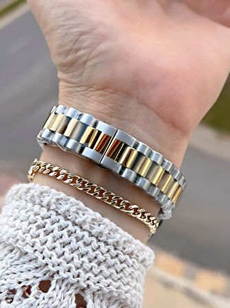 Daniel Klein Çelik Kordonlu 2 Yıl Garantili 3 Atm Suya Dayanıklı Kadın Kol Saati+Bileklik BD.10108.3