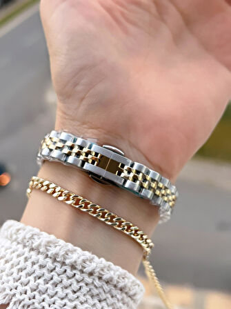 Daniel Klein Çelik Kordonlu 2 Yıl Garantili 3 Atm Suya Dayanıklı Kadın Kol Saati+Bileklik BD.10030.6