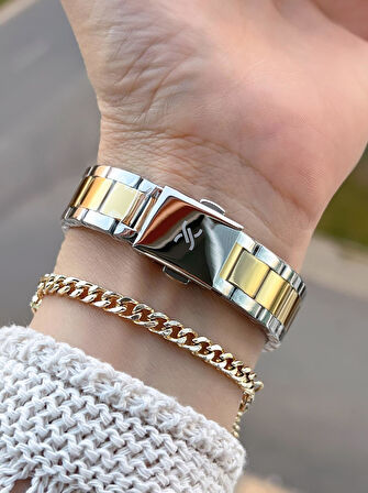 Daniel Klein Çelik Kordonlu 2 Yıl Garantili 3 Atm Suya Dayanıklı Kadın Kol Saati+Bileklik BD.14090.5