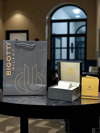 Bigotti Çelik Kordon 2 Yıl Garantili 3 Atm Suya Dayanıklı Spor Kadın Kol Saati+Bileklik YBG.10661.3