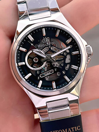 Bigotti Otomatik Ve Kurmalı Çelik Karatma Ve Renk Atma Yapmaz 5 Atm Erkek Kol Saati EBG.10692.2