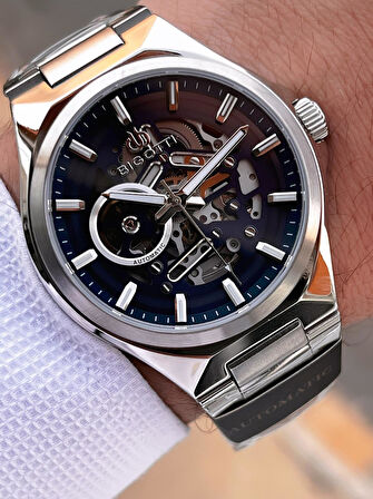 Bigotti Otomatik Ve Kurmalı Çelik Karatma Ve Renk Atma Yapmaz 5 Atm Erkek Kol Saati EBG.10692.3