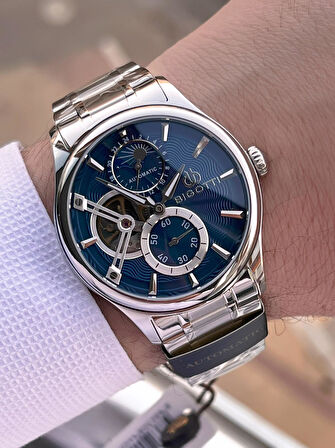 Bigotti Otomatik Ve Kurmalı Çelik Karatma Ve Renk Atma Yapmaz 5 Atm Erkek Kol Saati EBG.10683.3