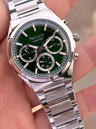 Ferrucci 2 Yıl Garantili Çelik Kordon İç Kadran Özellikleri Aktif 3 Atm Erkek Kol Saati EF.03517.4