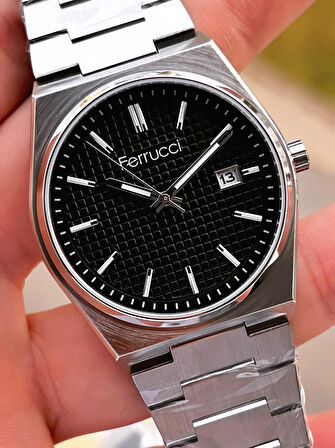 Ferrucci Nişan Ve Takım Elbiselere Özel Takvimli Kadran 2 Yıl Garantili Spor Erkek Kol Saati J3625.2
