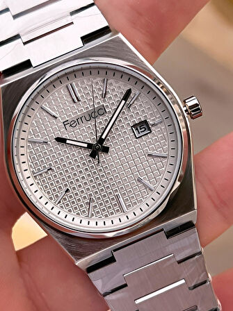 Ferrucci Nişan Ve Takım Elbiselere Özel Takvimli Kadran 2 Yıl Garantili Spor Erkek Kol Saati J3625.1