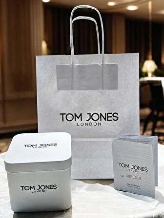Tom Jones Çelik Kordon Kararma Renk Atma Yapmaz 3 Atm Suya Dayanıklı Kadın Kol Saati BTJ.YN10059.4