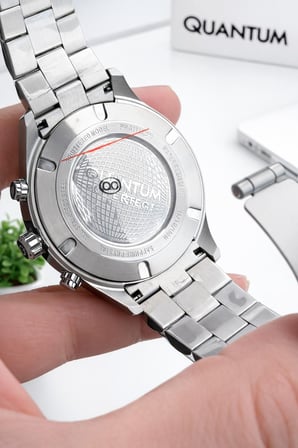 Quantum Sapphire Camlı İtalyan Bileklik Hediyeli 2 Yıl Garantili 10 Atm Erkek Kol Saati 1193.350