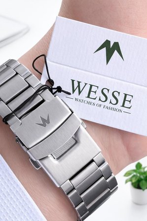 Wesse Titanıum Özel Seri İç Fonksiyonları Aktif 5 Atm Suya Dayanıklı Erkek Kol Saati EW.403606-L
