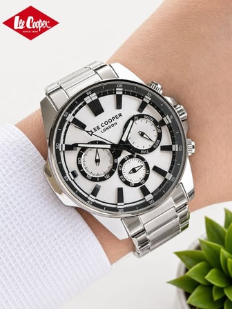 Lee Cooper İç Kadran Fonksiyonları Aktif Bileklik Hediyeli 2 Yıl Garantili Erkek Kol Saati E8253.330