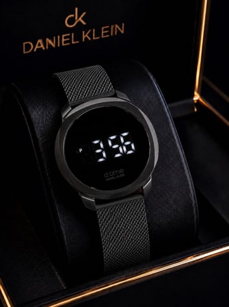 Daniel Klein D:time Serisi Dokunmatik Dijital Tasarım 2 Yıl Garantili 3 Atm Unisex Kol Saati DJT04