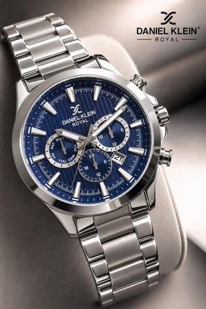 Daniel Klein Premium Çelik Kordon 2 Yıl Garantili 3 Atm Suya Dayanıklı Erkek Kol Saati EDK.R11095.3