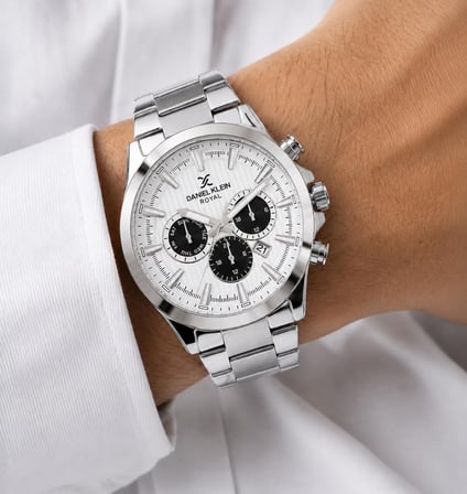 Daniel Klein Premium Çelik Kordon 2 Yıl Garantili 3 Atm Suya Dayanıklı Erkek Kol Saati EDK.R11095.1