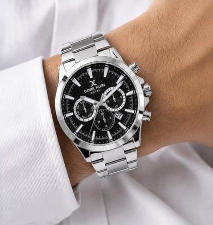 Daniel Klein Premium Çelik Kordon 2 Yıl Garantili 3 Atm Suya Dayanıklı Erkek Kol Saati EDK.R11095.2
