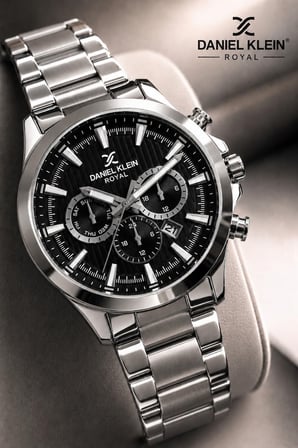 Daniel Klein Premium Çelik Kordon 2 Yıl Garantili 3 Atm Suya Dayanıklı Erkek Kol Saati EDK.R11095.2