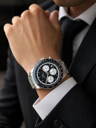 RMS Romanson Premium Erkek Kol Saati Çelik Kordon 5 ATM Su Geçirmez Kronometreli Kadran AG2198.12