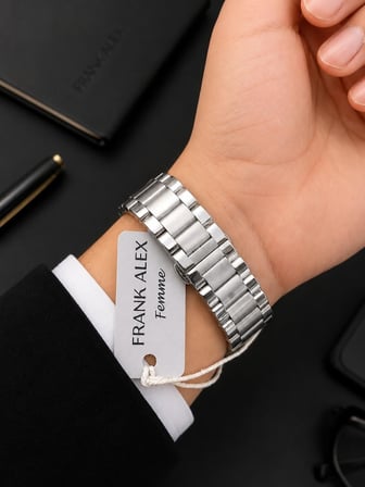 Frank Alex Spor Erkek Kol Saati Çelik Kordon Kronometreli Kadran Şık Premium 2 Yıl Garantili 07227.1