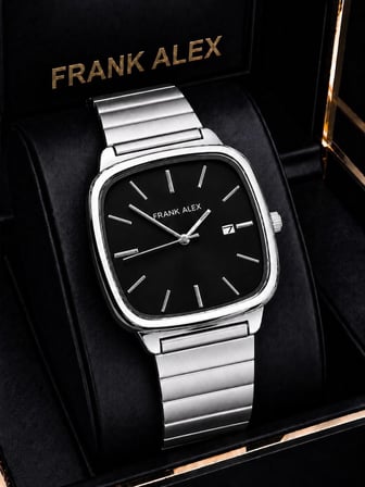 Frank Alex Takım Elbiseye Özel Premium Erkek Kol Saati Çelik Kordon 2 Yıl Garantili E07326.3