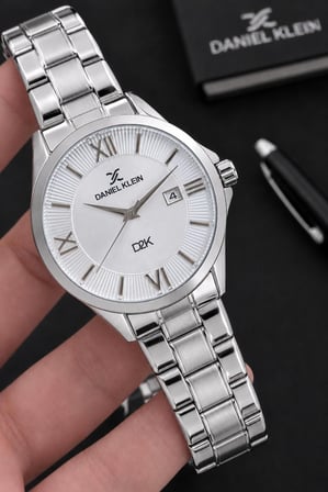 Daniel Klein Premium Çelik Kordon 2 Yıl Garantili 3 Atm Suya Dayanıklı Erkek Kol Saati DKK.-F11098-1