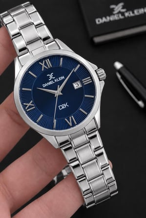Daniel Klein Premium Çelik Kordon 2 Yıl Garantili 3 Atm Suya Dayanıklı Erkek Kol Saati DKK.-F11098-3