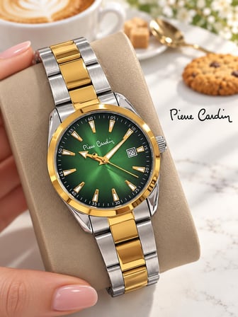 Pierre Cardin Özel Kutu Ve Hediye Paketili Ersa Saat Garantili Kadın Kol Saati+Bileklik 1005.MU.1