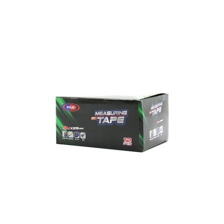 12 Adet Measurıng Tape 5mtx25mm Şerit Metre Bx40
