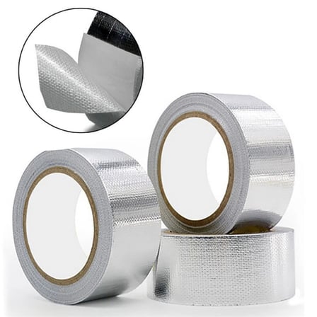 Yüksek Sıcaklık Dayanan Su Geçirmez Çatı Boru Duvar Çatlak Onarıcı Yapışkan Bant Folyo 5 Cm Bx40