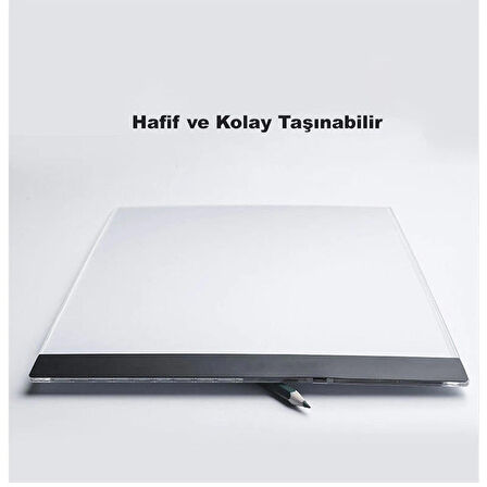 TechTic A5 Led Işıklı Çizim Kopyalama Çizim Yansıtma Çizim Tahtası Grafik Tahtası Çizim Tableti