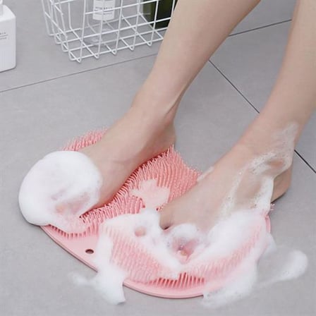 Çok Amaçlı Esnek Yumuşak Banyo El Ayak Vücut Plastik Duş Matı Plastik Banyo Matı ()