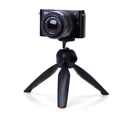 Fuchsia DC-338 Tripod Ayarlanabilir 360° Çok Yönlü Kullanım Hafif Taşınabilir Kaymaz Pedli Tripod