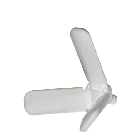 3 Kollu Pervane Modeli Beyaz Led Lamba Ampul 24w - E27 Bx40