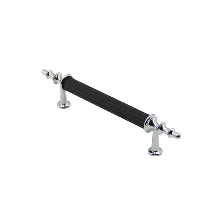 10 Adet Krom - Siyah Boru Kulp 9.6cm Bx40