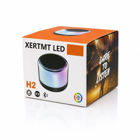 Bt - Sd - Usb Şarjlı Rgb Işıklı Bluetooth Wireless Speaker Hoparlör 3w Pl-4675 Bx40