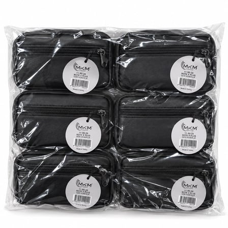 12 Adet Suni Deri Kemerlik Çanta Bx40