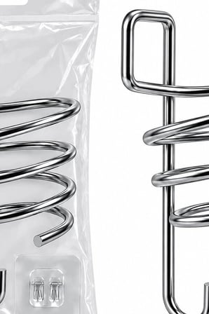 Fön Makinesi Askısı Krom Metal Banyo Fönlük Kendinden Yapışkan Askı Aparatı BX-316845