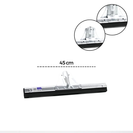 Endüstriyel Metal Yersil Çekpas 45 cm Zemin Temizleyici Başlık, 12 Adet BX-316788