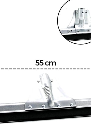 Endüstriyel Metal Yersil Çekpas 55 cm Profesyonel Zemin Temizleyici 12 Adet BX-316793