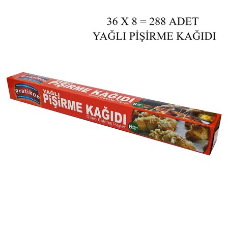 288 Adet Yağlı Pişirme Kağıt Bx40